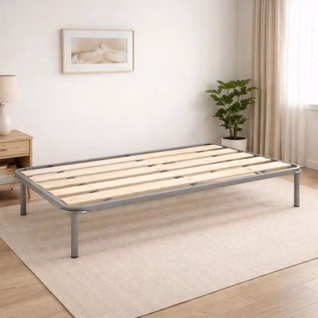 Rete letto singolo Alsa Talamo Italia con doghe piallate in legno di abete, H 31 cm, L 80 cm x P 190 cm
