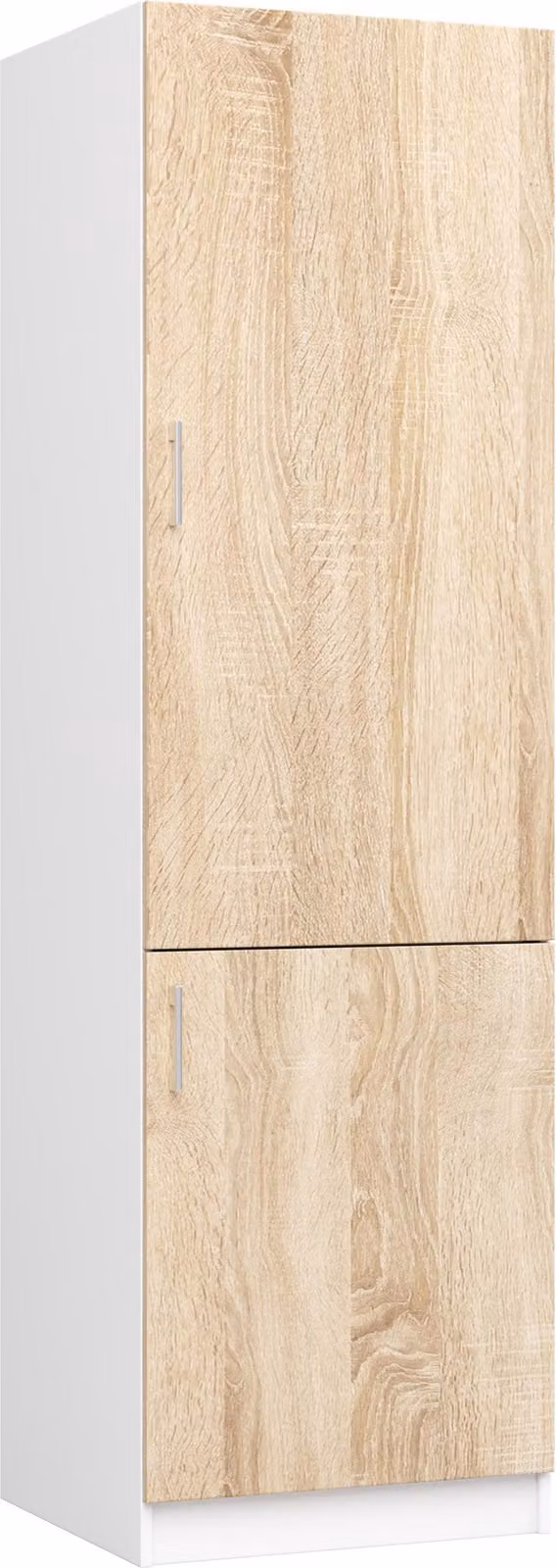 Akord Armadio Guardaroba Lima Bianco/Rovere Sonoma 60X55X205 Cm