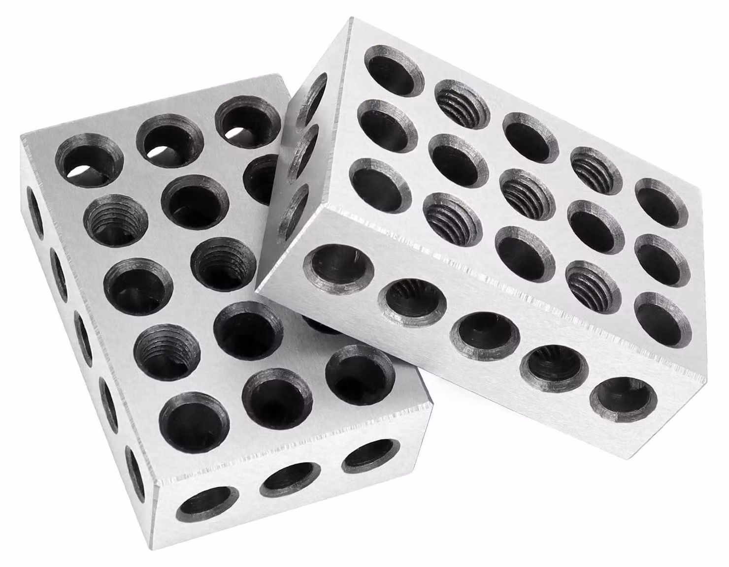 Omgoods - Set di 2 blocchi paralleli di precisione per frese