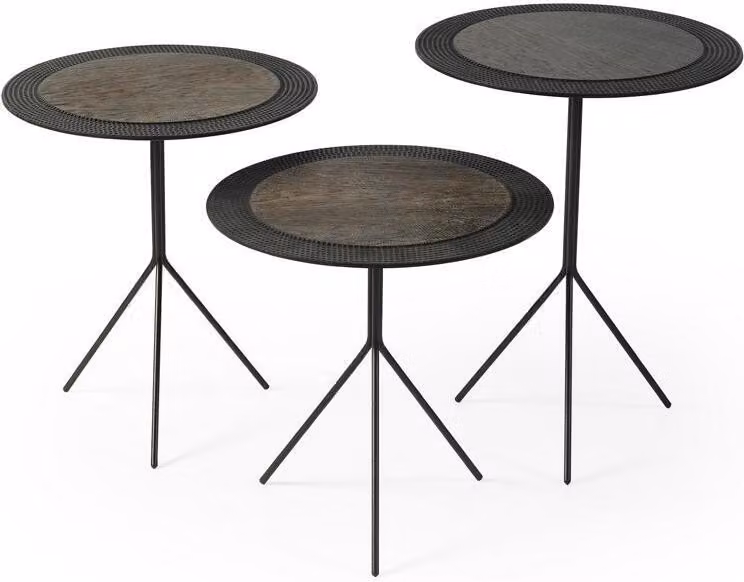 Runde Set 3x Couchtische Kaffeetische Designer Wohnzimmer Tische