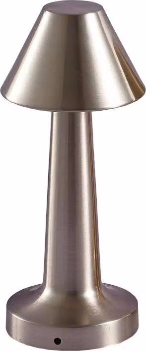 Verk 12308 Lampada da tavolo a LED touch, 3 W, 1500 mAh, argento