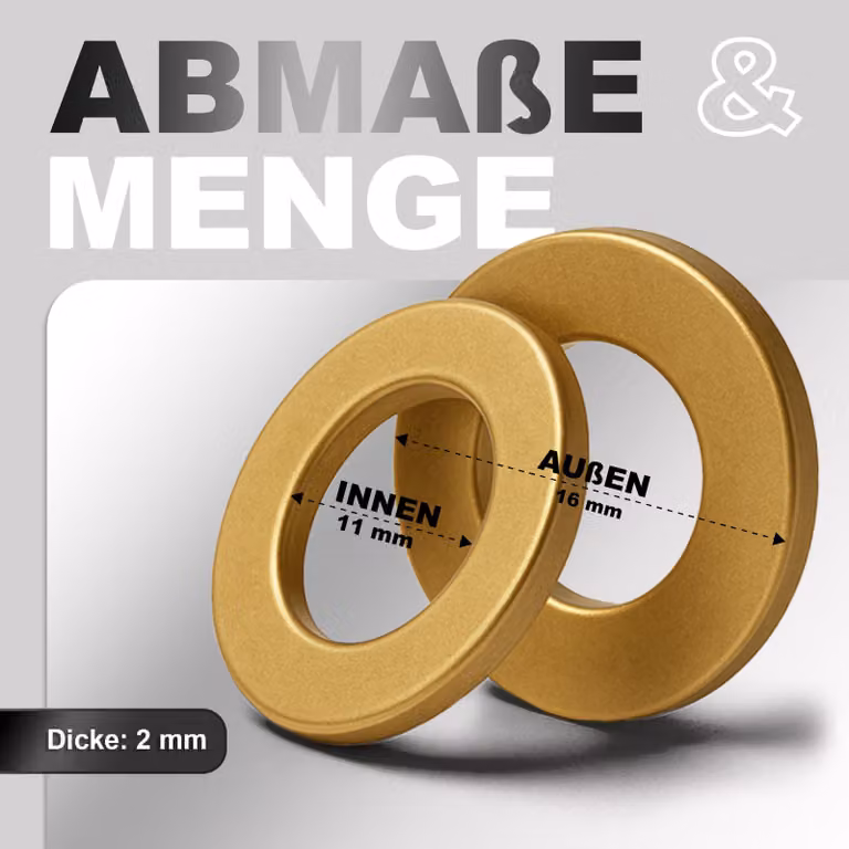 Rondelle in ottone, 20 pezzi, per porte interne, diametro 20 mm