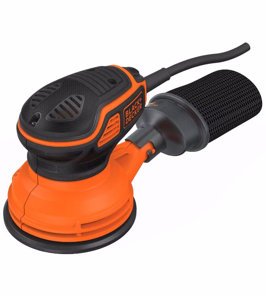 Levigatrice rotorbitale Black+Decker arancione da 240 W – 2