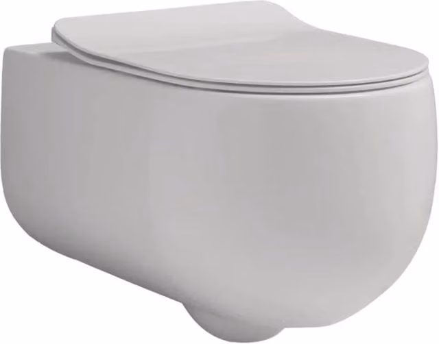 Wc Sospeso Senza Brida Bianco Opaco "Flo 54"