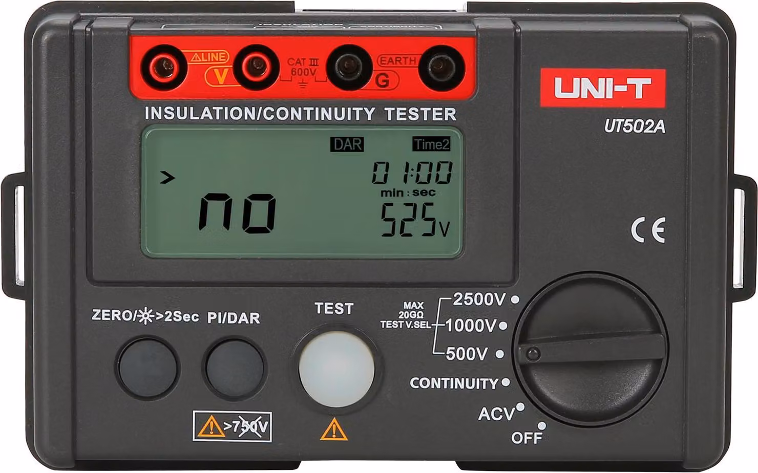 Misuratore di resistenza di isolamento Uni-T UT502A