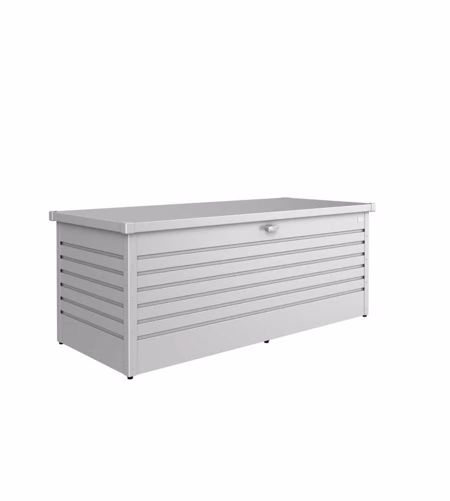 Baule da esterno 180 argento metallizzato