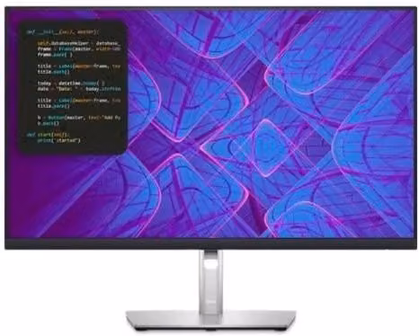 Monitor Dell P2723QE Serie P da 27 pollici 4K UHD con Hub USB-C, IPS, Nero e Argento – 1
