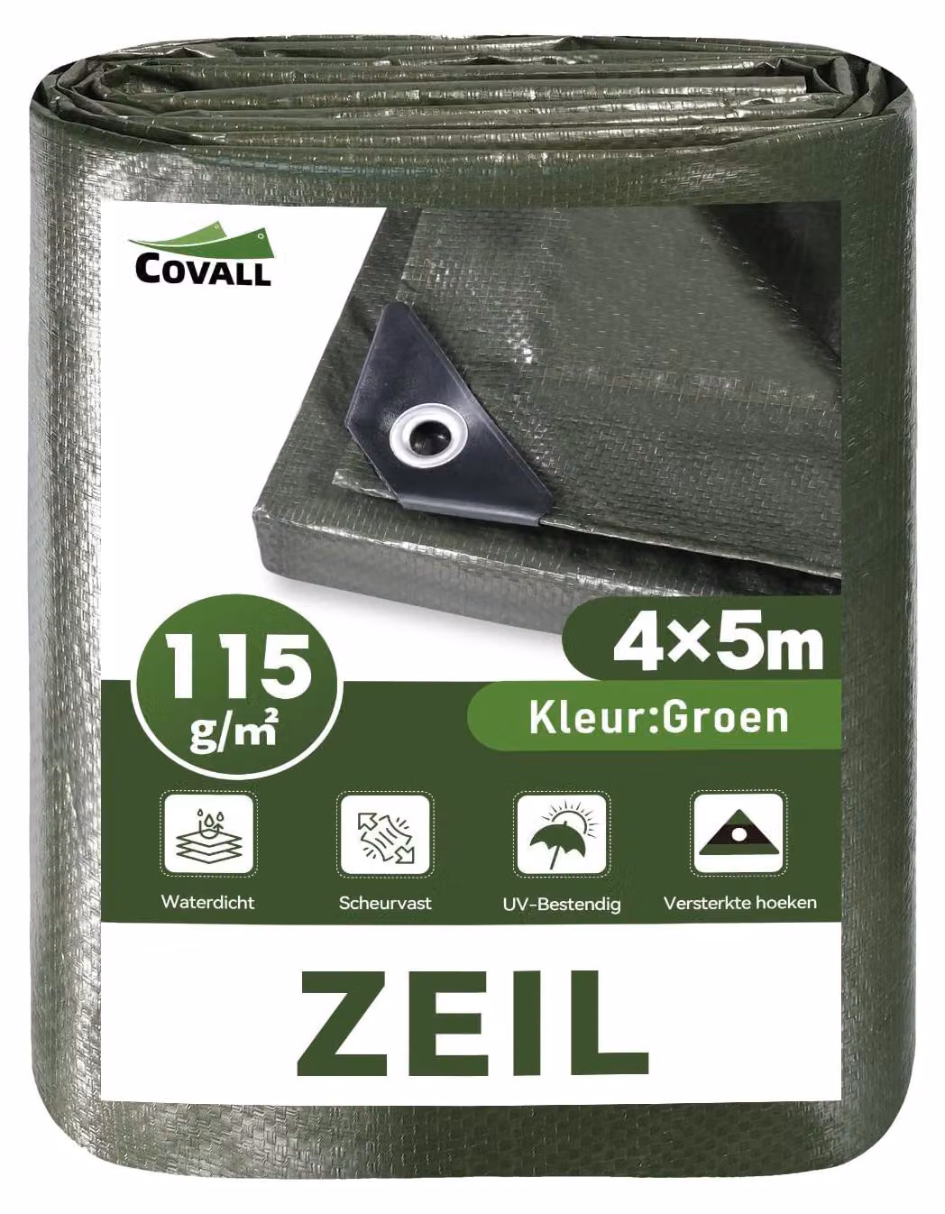 Telo coprioggetto, dimensioni 4 x 5 metri, impermeabile e resistente ai raggi UV