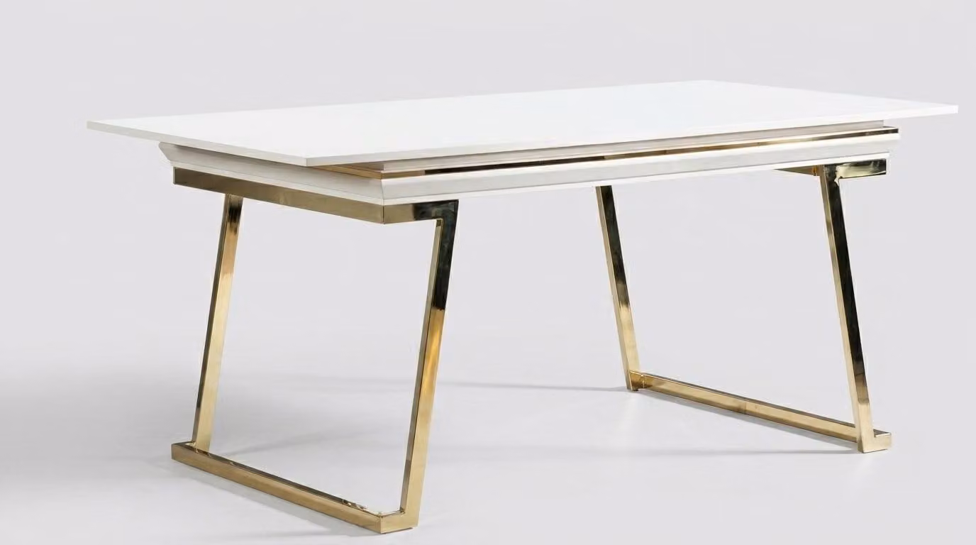 Tisch Stil modern weiß rechteckig Wohnzimmer bequem praktisch komfortabel