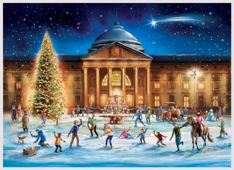 Calendario dell'Avvento n. 322 Kurhaus Wiesbaden DIN A3