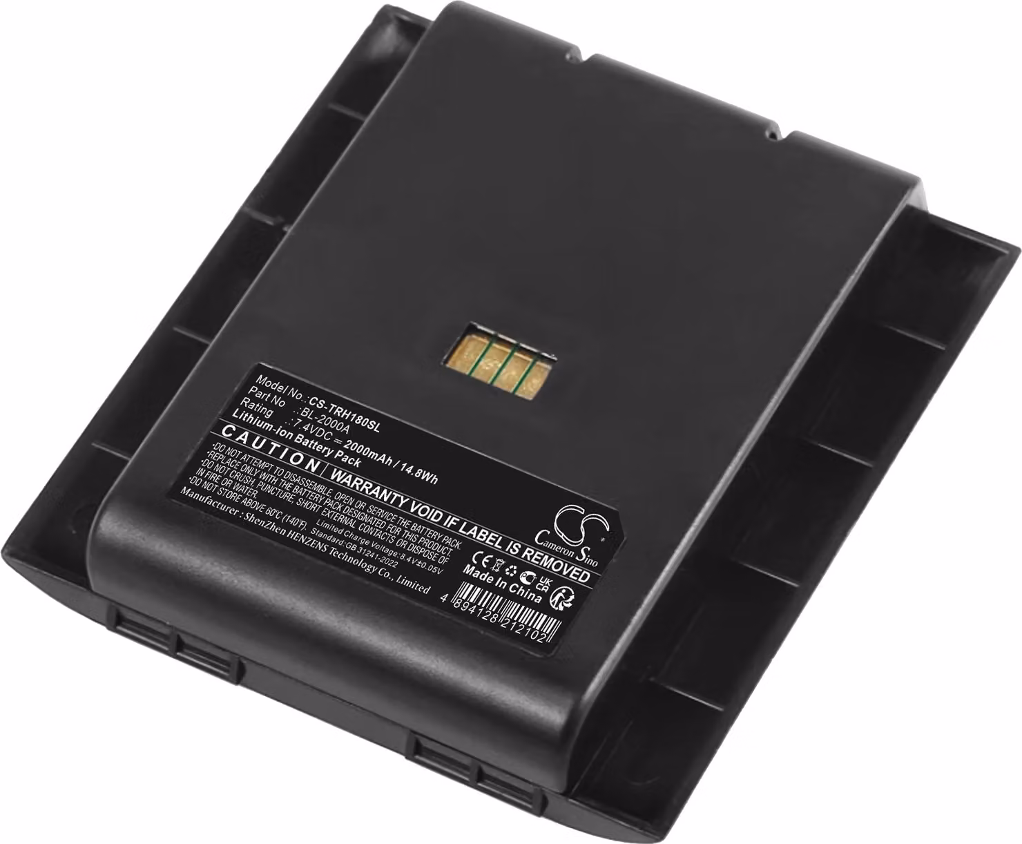 TECHTEK Batteria compatibile con [Hi-Target] Ihand18 Data Collector, Qmini GPS sostituisce BL-2000A