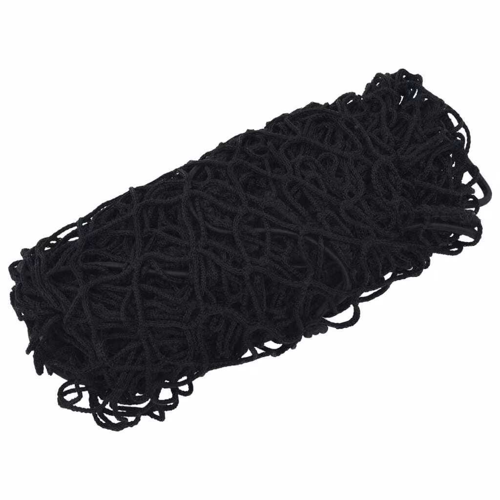 Rete per Rimorchio con Corda Elastica Nero 4x4 m in PP