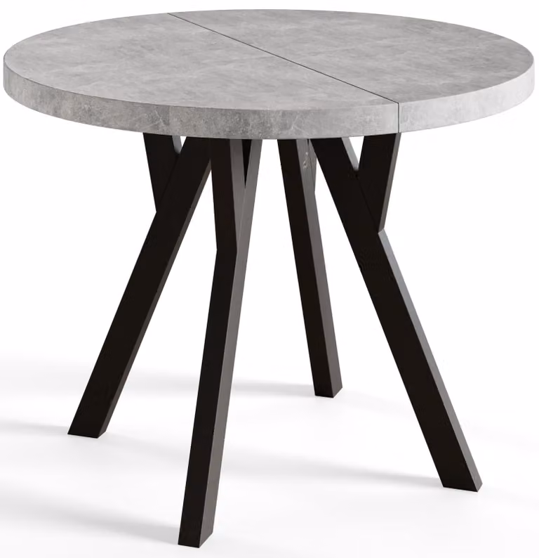 Alpi Moebel, Tavolo da Pranzo, Tavolo per Mangiare Allungabile, Diametro da 120 cm, At, Collezione Ovo