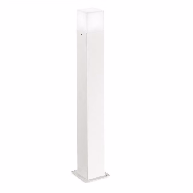 Gea Siattle Palo Outdoor Gea Lampada da giardino a colonna in metallo bianco con attacco E27 e protezione IP44