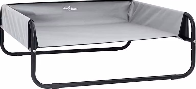 Letto per Cani Grigio chiaro 57 x 57 x 24 cm Acciaio