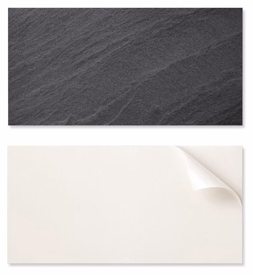 Pannello in vinile autoadesivo con stampa, dimensioni 100x50 cm, effetto pietra naturale