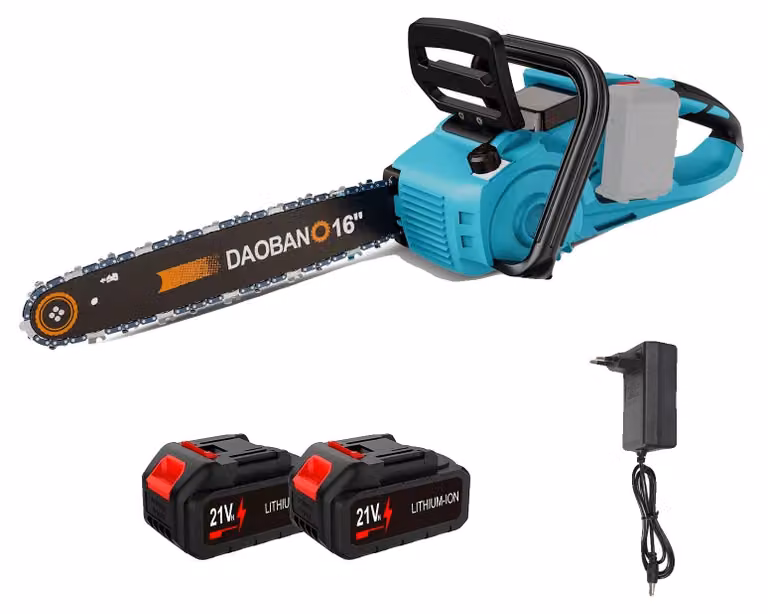 Motosega, potente 3500 W, funzionamento a batteria, batteria EU-2, 1 connettore
