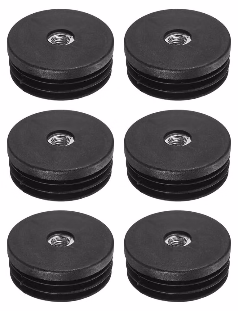 Solidchoice - Set di 6 tappi filettati rotondi per mobili ed elettrodomestici
