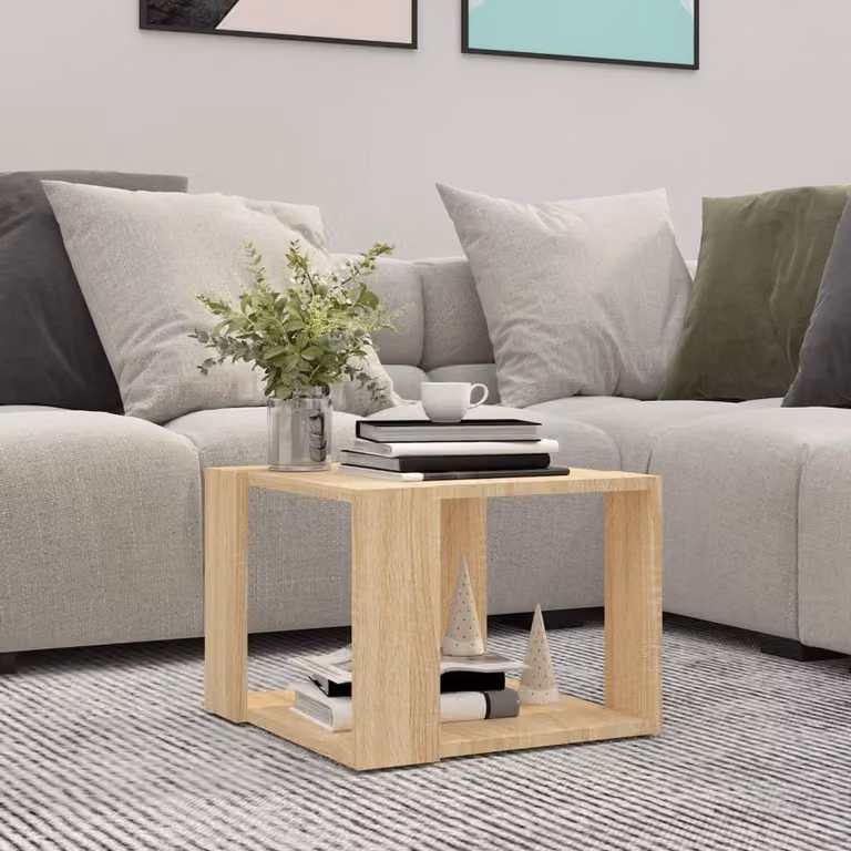 vidaXL Tavolino in rovere Sonoma 40x40x30 cm in legno - Tavolino - Tavolini - Tavolino da salotto - Tavolini da salotto