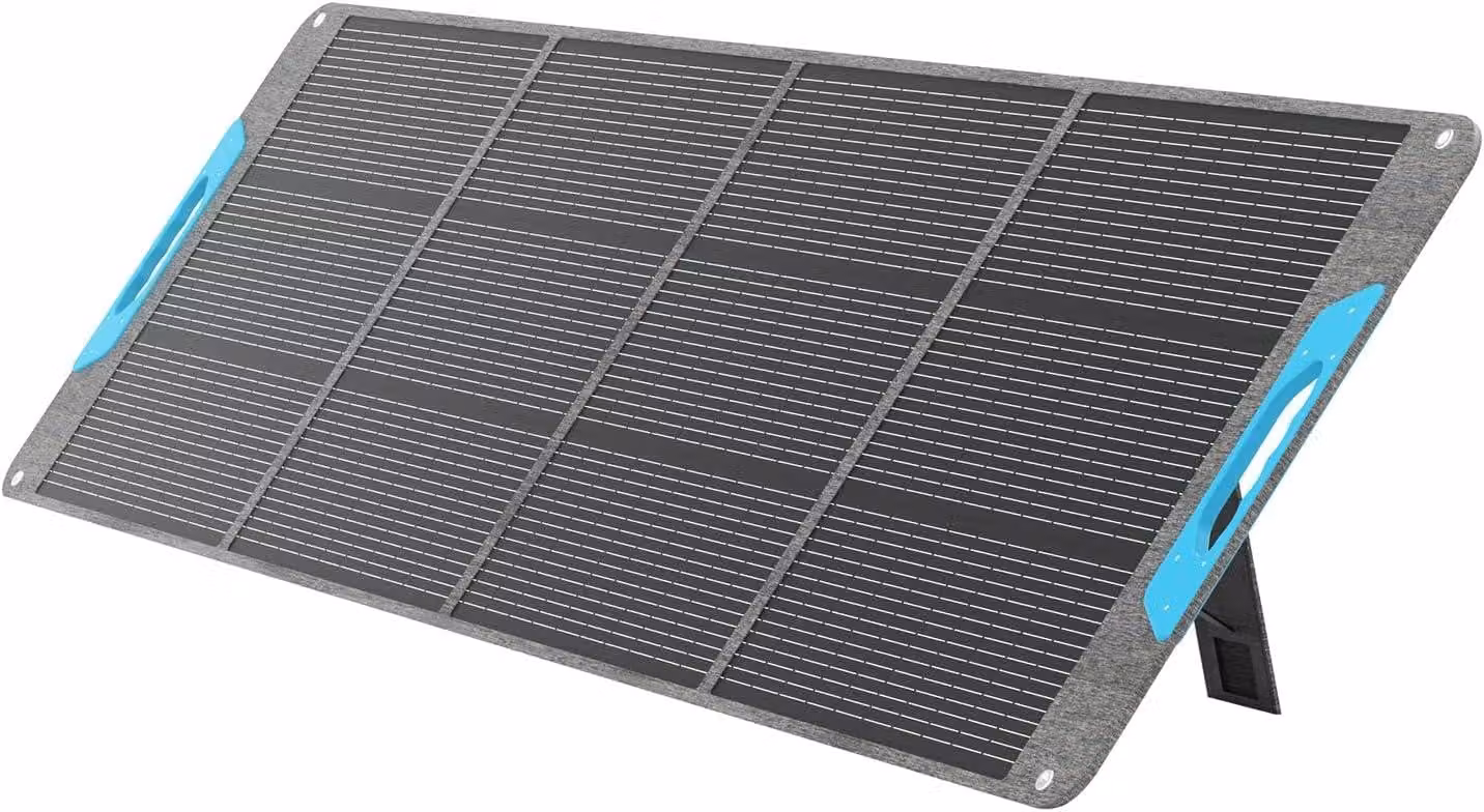 Pannello solare portatile da 200W - Caricabatterie solare pieghevole - Grado di protezione IP65 (resistente all'acqua) - Alimentazione di riserva per attività all'aperto