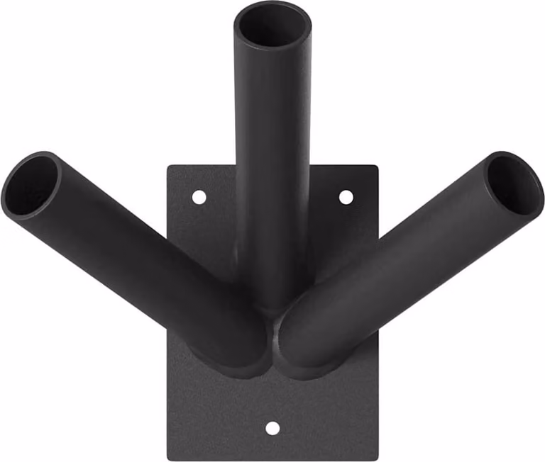Supporto per Bandiera Nero 10,5 x 7,5 x 0,2 cm Acciaio