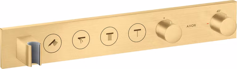hansgrohe AXOR ShowerSolutions module de thermostat Select 600/90, encastré, 4 consommateurs, kit complet, 18357250, 18357250