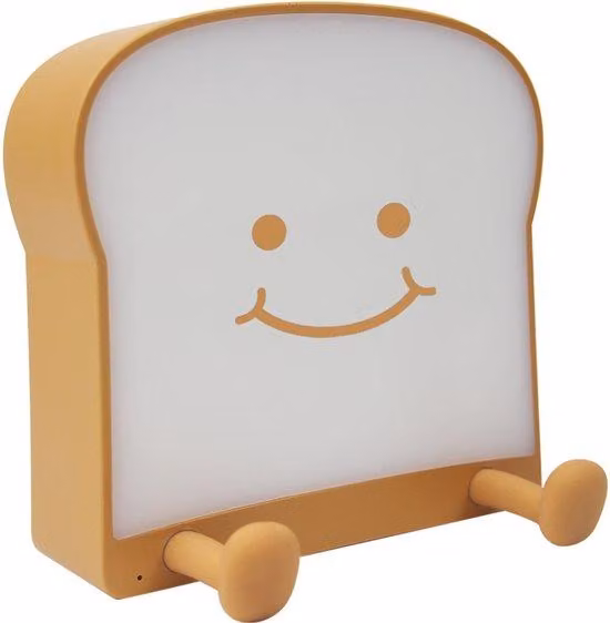 Lampada da comodino a LED, lampada da comodino, lampada da tavolo, lampada a LED, materiale ABS, illuminazione a una o due zone, 11 x 11,5 x 3,8 cm