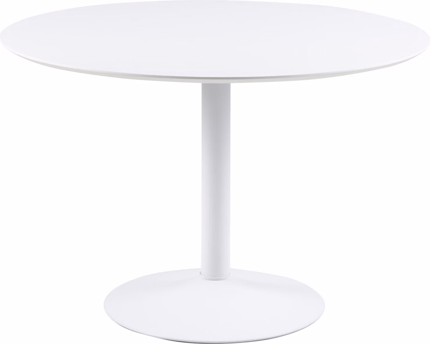 Tavolo da pranzo IBIZA Ø110 cm bianco.