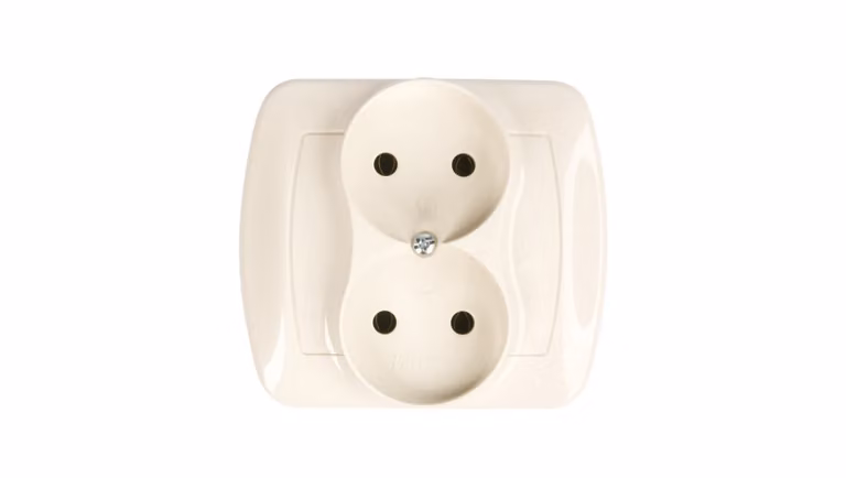 Simon Accord Presa doppia b/u 16A IP20 beige AG2/12