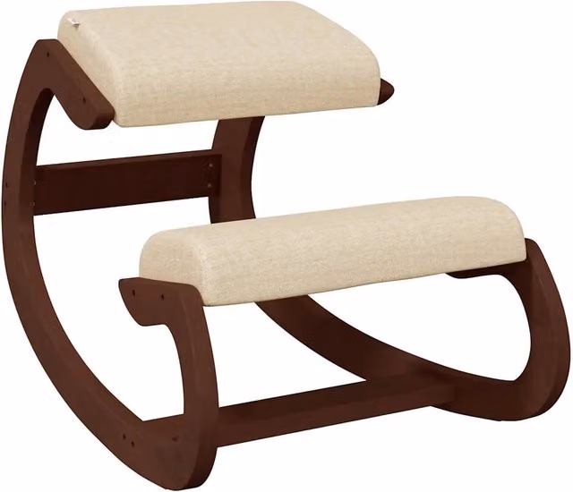 Sedia Inginocchiatoio Crema in Compensato di Betulla L/P/H: 55 x 55 x 84 cm CFW8415857 – 1