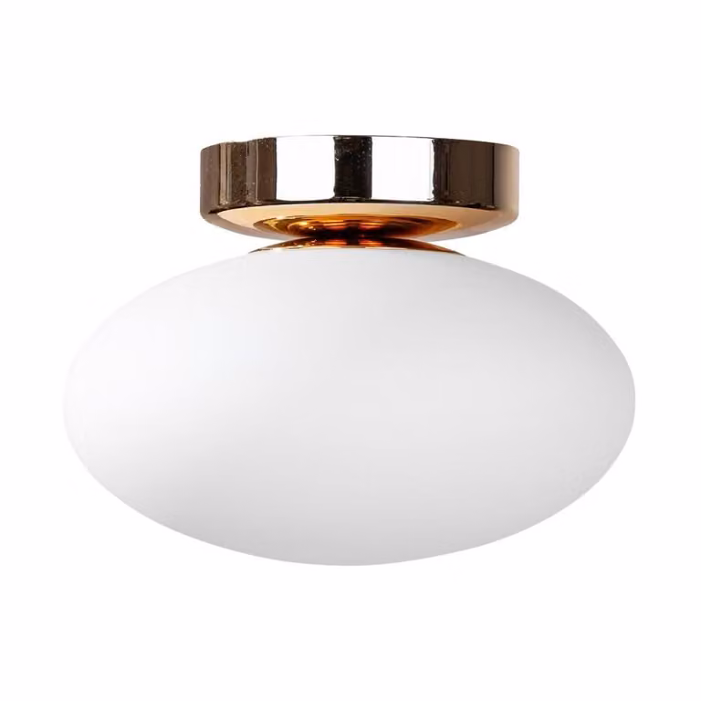Lampada a sospensione OMI, bianco e oro, 1 attacco G9, 5W, vetro, dimensioni: 14x18x18 cm, grado di protezione IP20, collezione Zuma Line