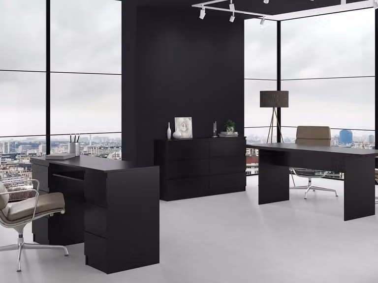 Comò, larghezza 120/140 cm, 6 cassetti