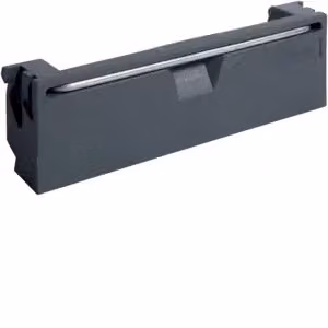 Hager, coperchio a battente per uscita cavi, serie Q3, colore grigio chiaro, modello KLAQ127011