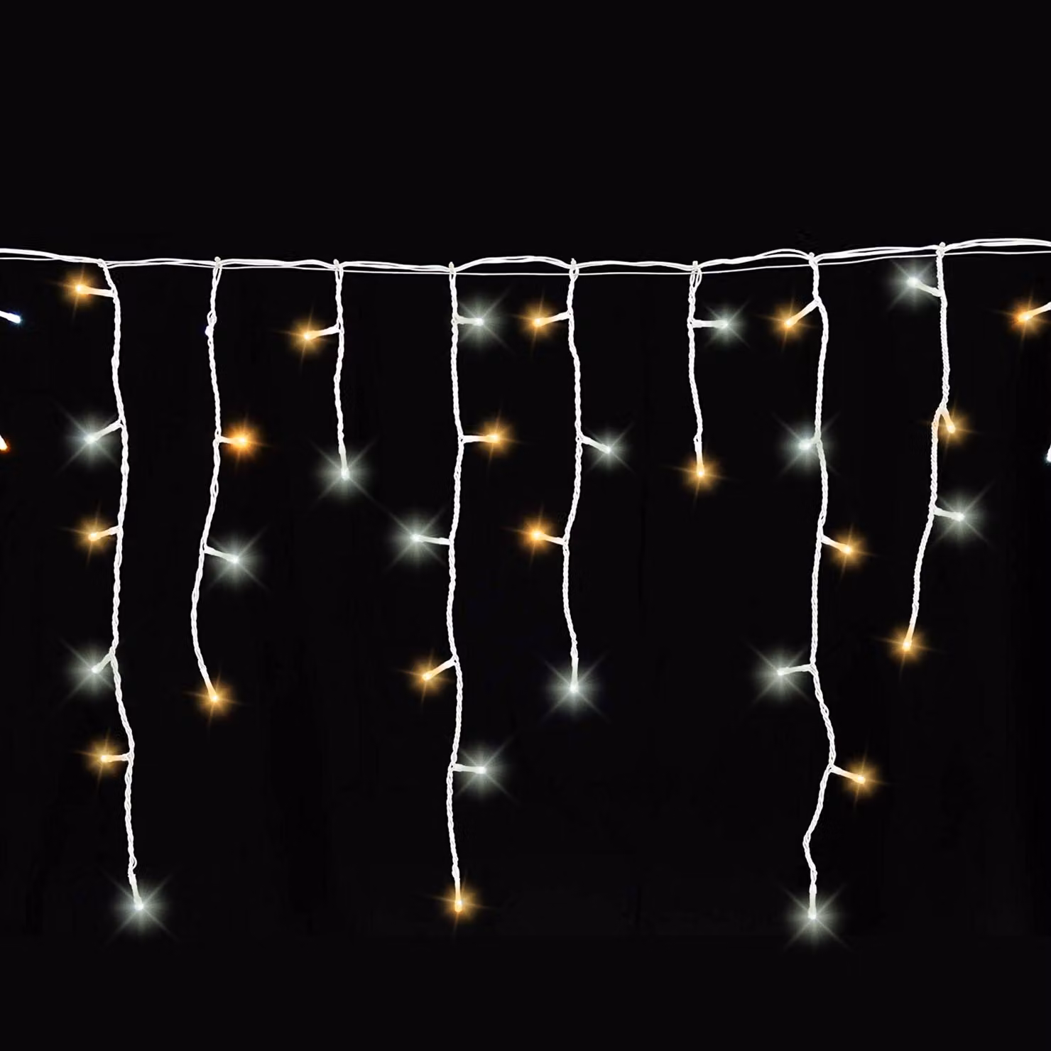 LED pioggia di ghiaccio luci fiabesche LED luci fiabesche pioggia di ghiaccio : 6 m : bianco caldo / bianco freddo