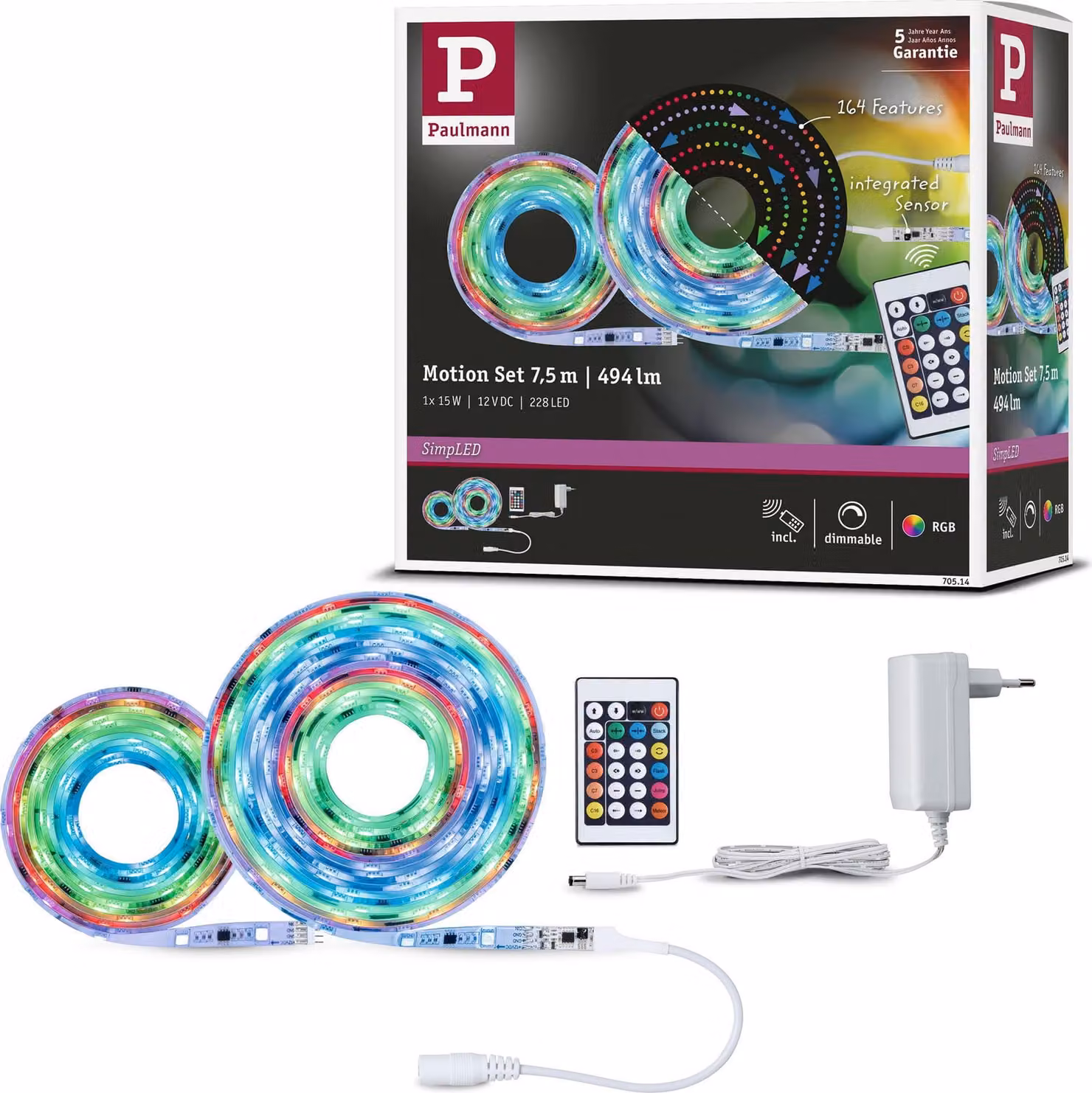 Paulmann SimpLED Motion LED Strip RGB set completo