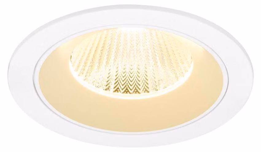 SLV 1009787 NUMINOS® L, plafoniera da incasso, 3000 K, 40°, IP20, rotonda, bianco