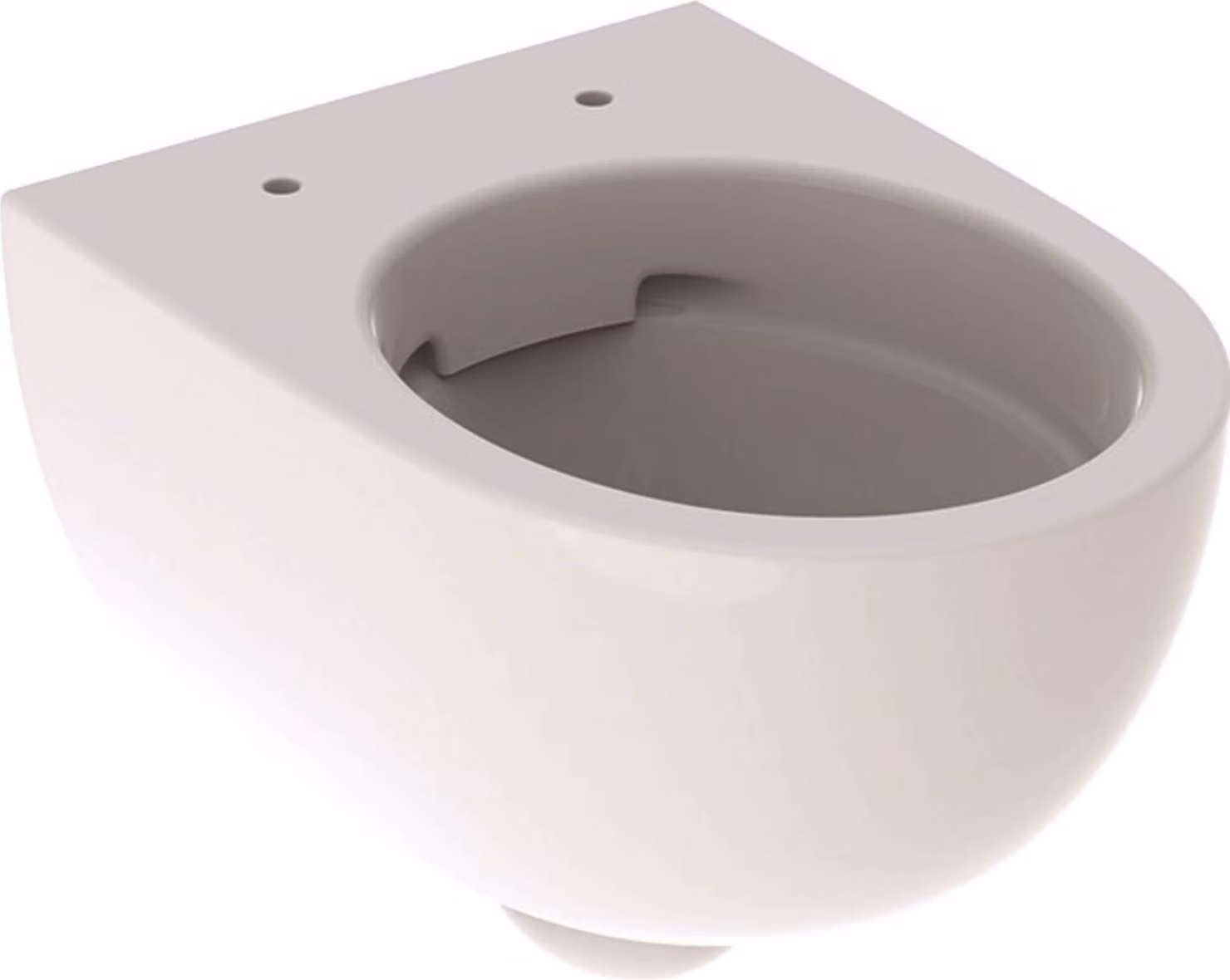 Geberit Renova Compact, WC suspendu, rinçage profond, 500377, saillie réduite, sans rebord, forme fermée, 500.377.01.1, 500.377.01.1