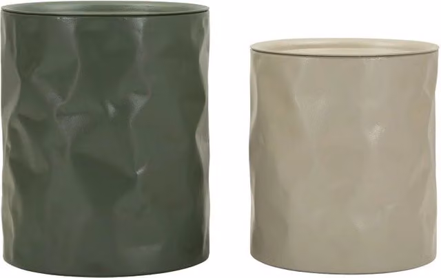 Tavolinetti Norimberga Coppia cm ø 39,5x48-35,5x40