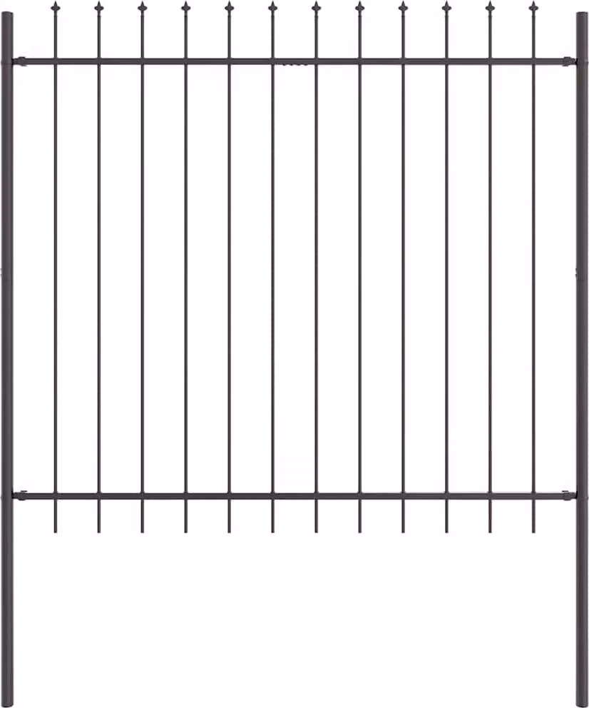 Recinzione per Giardino Woerden Grigio 1,7 x 1,5 m
