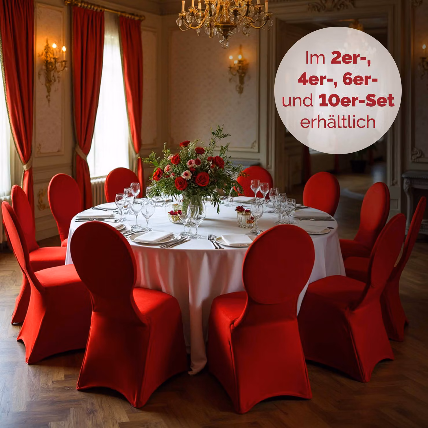 Set di 2 coprisedia Detex® in tessuto elasticizzato rosso bordeaux lavabile – 4