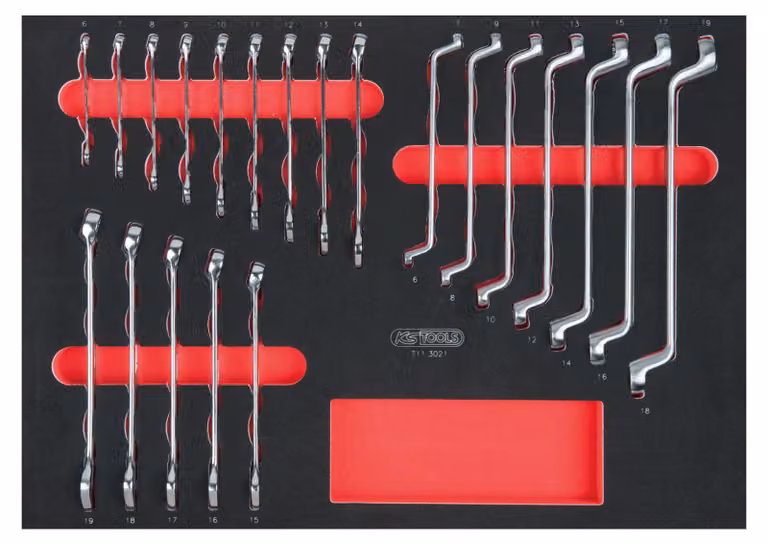 KS TOOLS Set di chiavi SCS, 21 pezzi in sistema 1/1 ( 711.3021 )