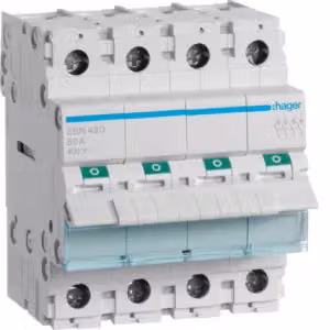 HAGER SBN480 Interruttore automatico 4 poli 80A