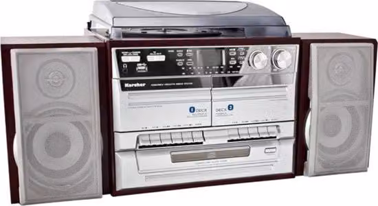 Sistema stereo con lettore di dischi