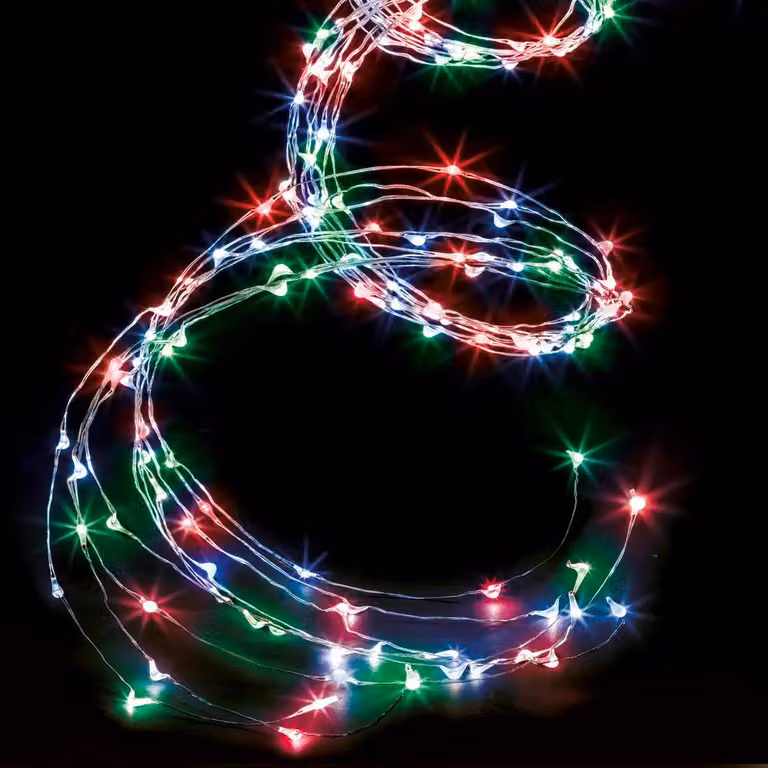 Ghirlanda luminosa per esterni, a cascata, 400 LED