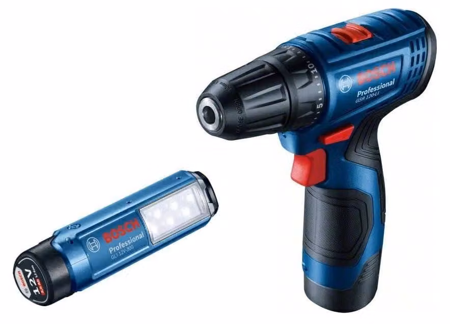 BOSCH DRAINDRIVER 12V 30/14Nm 2x2,0Ah LI-ION Chiave GSR 120-LI + GLI 12V-300