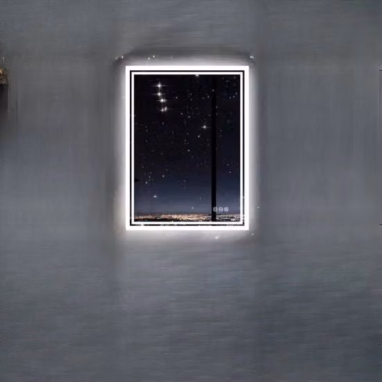 Specchio Bagno con Illuminazione LED - Retroilluminazione - Regolabile & Anticondensazione - Montaggio a Parete - Moderno & Efficace - 70x90cm