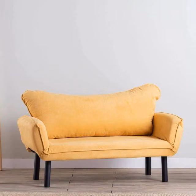 Hone Divano Letto 2 Posti con Contenitore Click Clack Giallo – 1