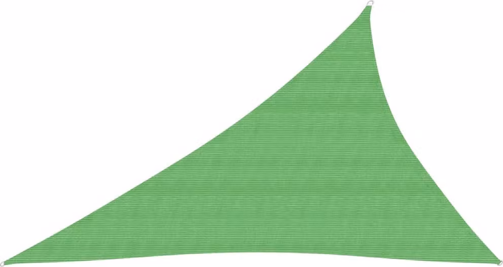 The Living Store Tenda da sole 160 g/m² Verde chiaro 4x5x6,8 m HDPE