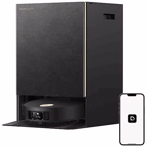 Robot Aspirapolvere e Lavapavimenti Dreame Matrix10vim Ultra, Potenza 700 W, Nero e Oro