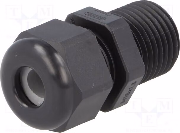 1 x Raccordo per cavo M16 con filettatura allungata, grado di protezione IP68, codice prodotto: 1.209.1601.31